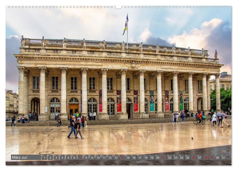 Zauberhaftes Bordeaux (CALVENDO Wandkalender 2027)