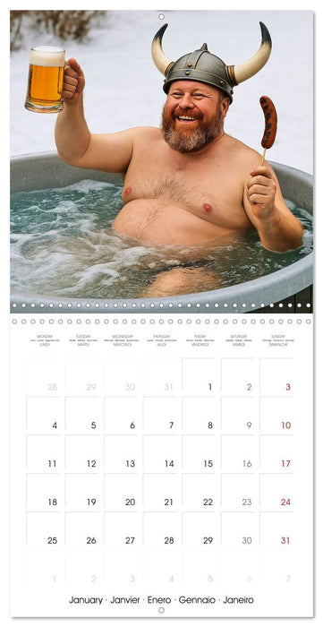 The Great Man Calendar. A year full of male chaos. (CALVENDO Monthly Calendar 2027)
