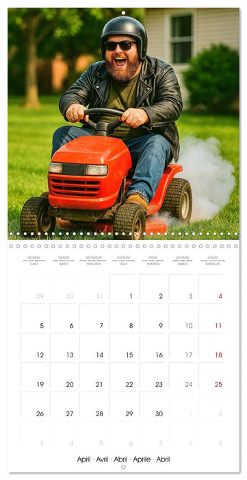 The Great Man Calendar. A year full of male chaos. (CALVENDO Monthly Calendar 2027)