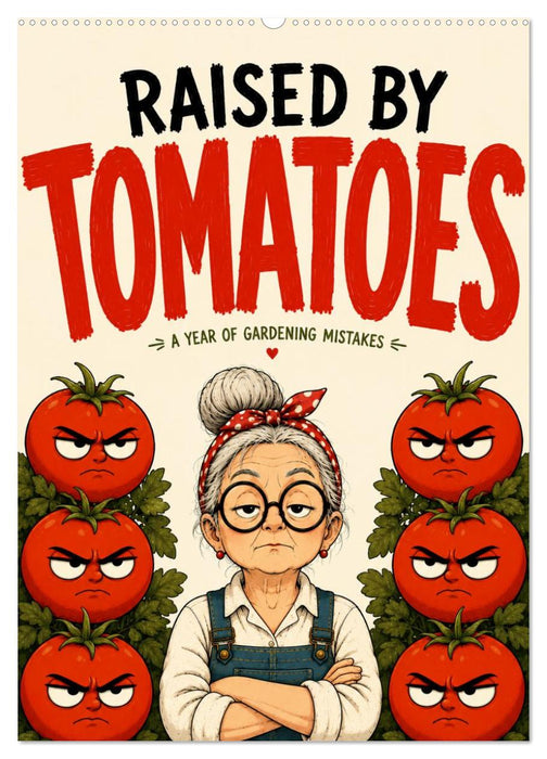 Raised by tomatoes a year of gardening mistakes (CALVENDO Monthly Calendar 2027)