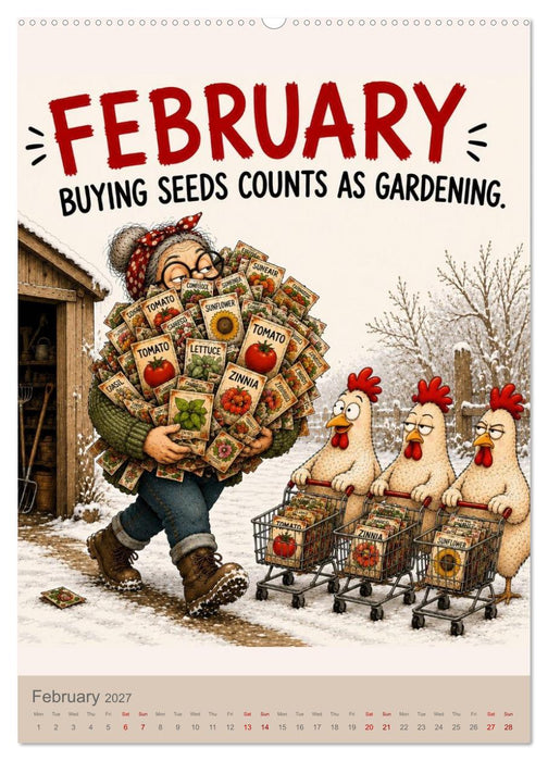 Raised by tomatoes a year of gardening mistakes (CALVENDO Monthly Calendar 2027)