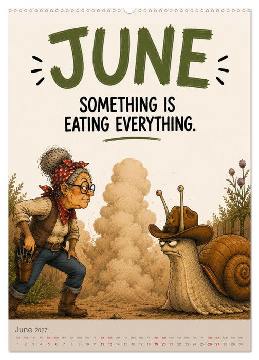 Raised by tomatoes a year of gardening mistakes (CALVENDO Monthly Calendar 2027)