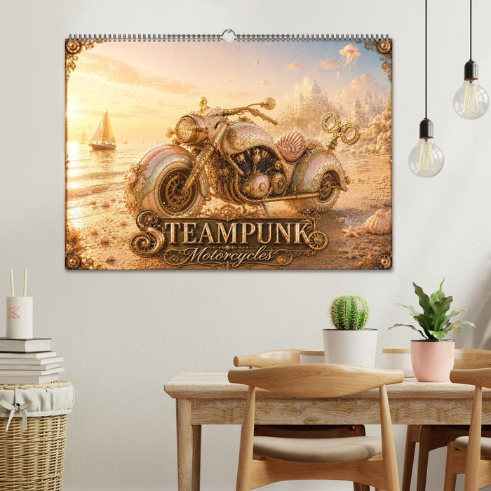 STEAMPUNK Motorcycles (CALVENDO Wandkalender 2027)