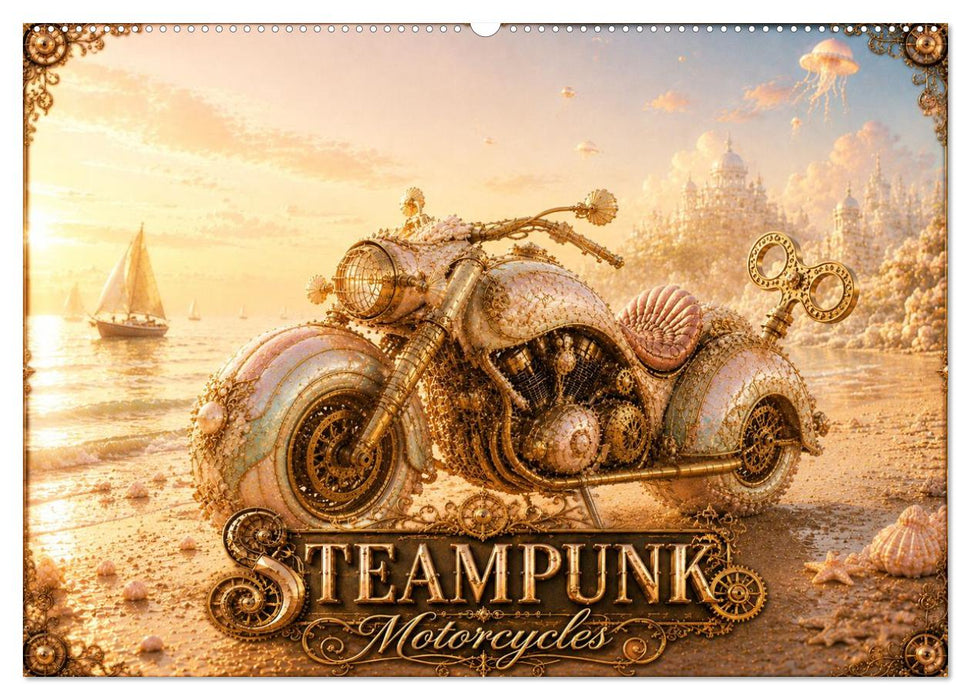 STEAMPUNK Motorcycles (CALVENDO Wandkalender 2027)