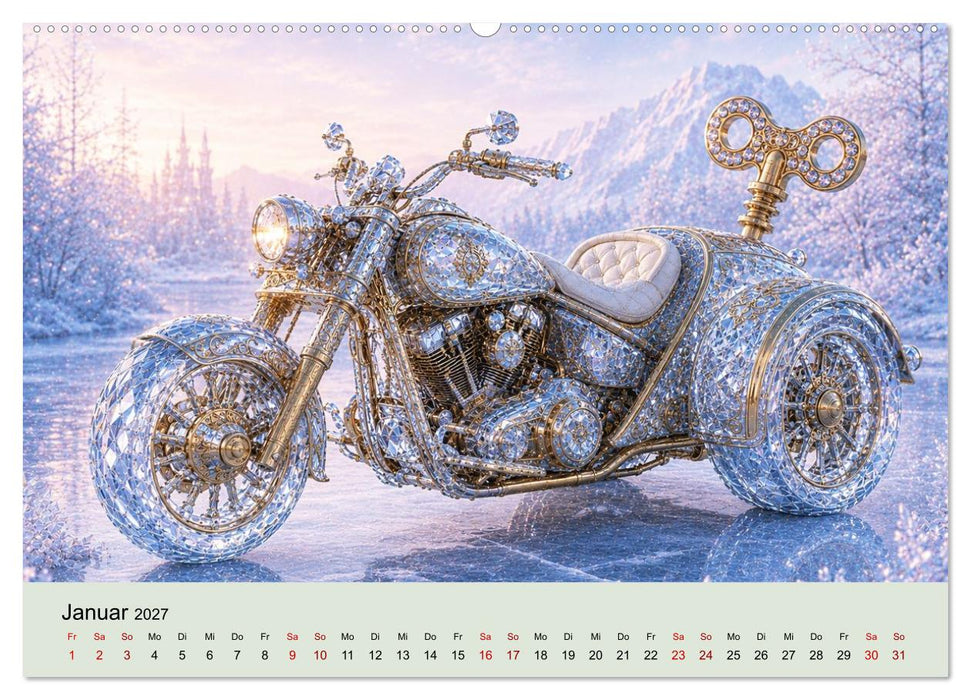 STEAMPUNK Motorcycles (CALVENDO Wandkalender 2027)