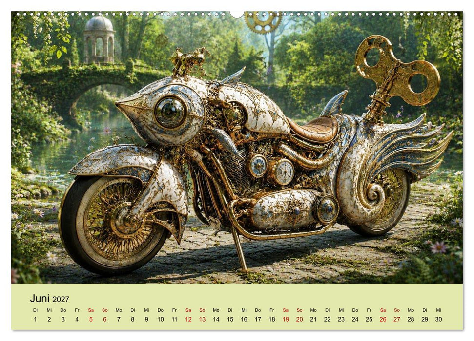 STEAMPUNK Motorcycles (CALVENDO Wandkalender 2027)