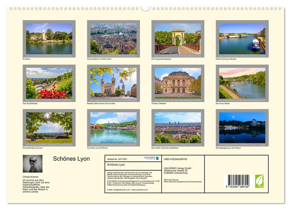 Schönes Lyon (CALVENDO Premium Wandkalender 2027)