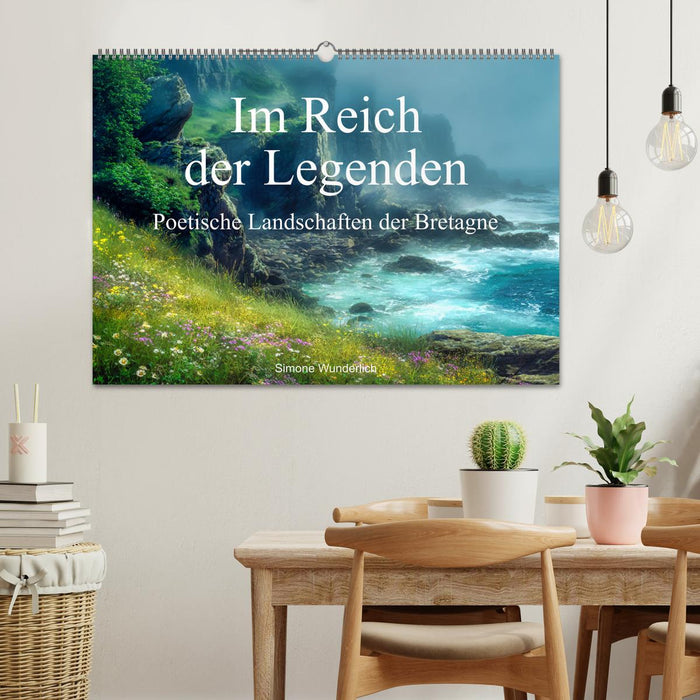 Im Reich der Legenden - Poetische Landschaften der Bretagne (CALVENDO Wandkalender 2027)