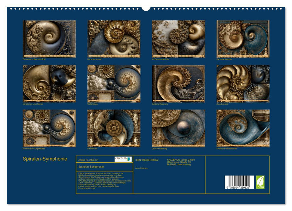 Spiralen-Symphonie (CALVENDO Premium Wandkalender 2027)