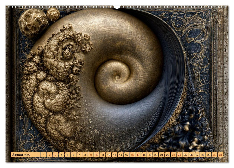 Spiralen-Symphonie (CALVENDO Premium Wandkalender 2027)
