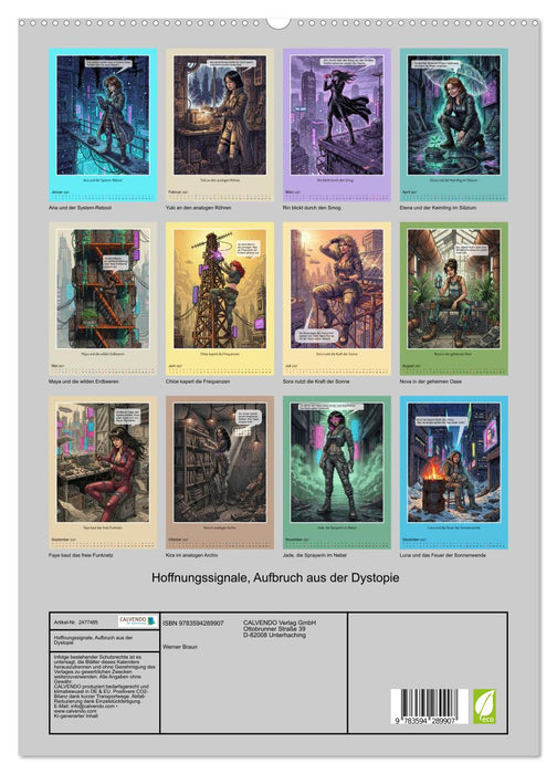 Hoffnungssignale, Aufbruch aus der Dystopie (CALVENDO Premium Wandkalender 2027)