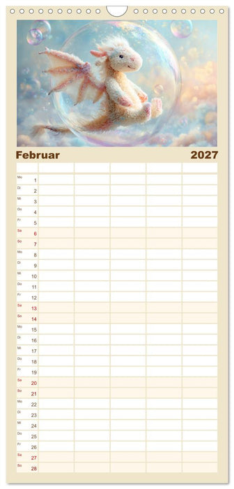 Das geheime Leben flauschiger Freunde (CALVENDO Familienplaner 2027)