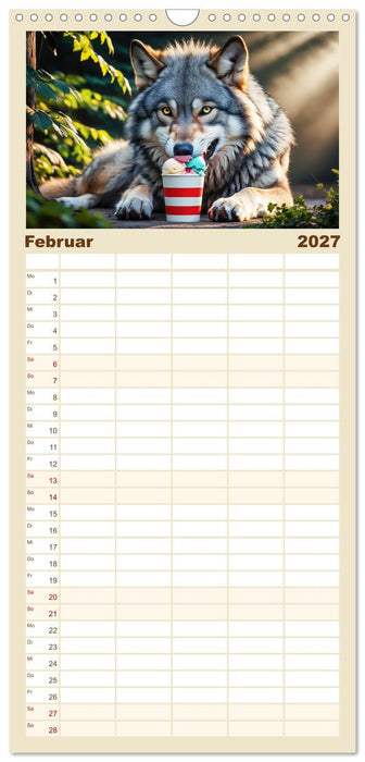 Mahlzeit... Wie wir Sie selten sehen! (CALVENDO Familienplaner 2027)