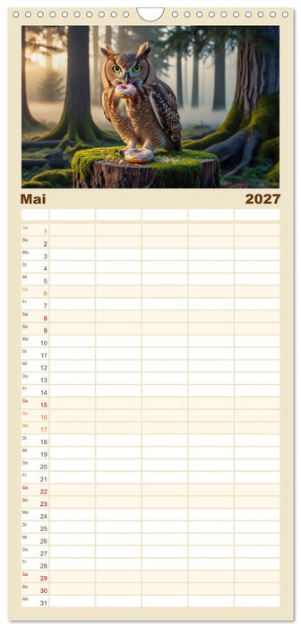 Mahlzeit... Wie wir Sie selten sehen! (CALVENDO Familienplaner 2027)