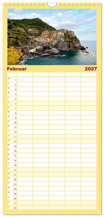 Italien, eine einzigartige Fotoreise (CALVENDO Familienplaner 2027)