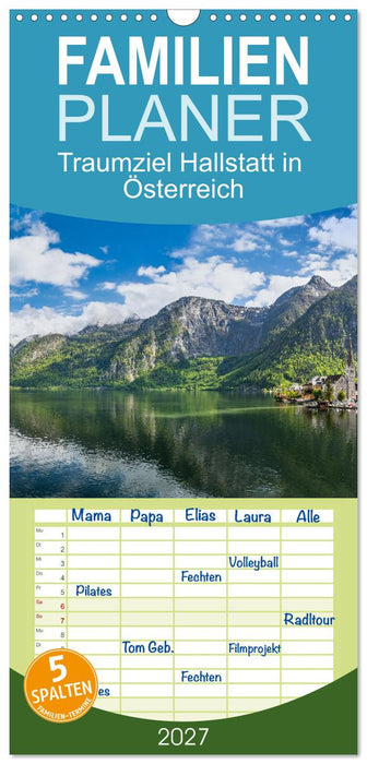 Traumziel Hallstatt in Österreich (CALVENDO Familienplaner 2027)