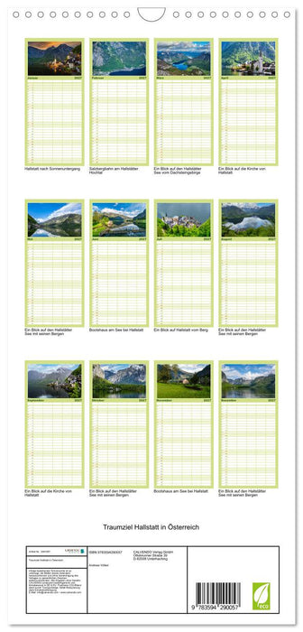 Traumziel Hallstatt in Österreich (CALVENDO Familienplaner 2027)