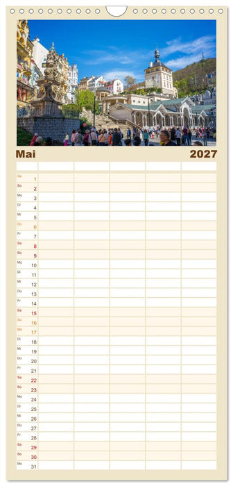 Karlsbad / Karlovy Vary - Kleinod im Westböhmischen Bäderdreieck (CALVENDO Familienplaner 2027)