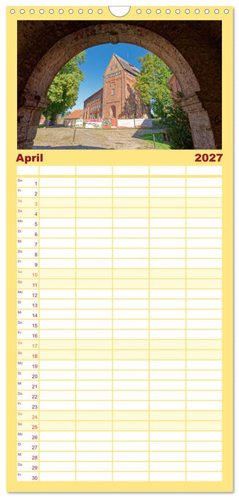 Flusslandschaft Elbe (CALVENDO Familienplaner 2027)