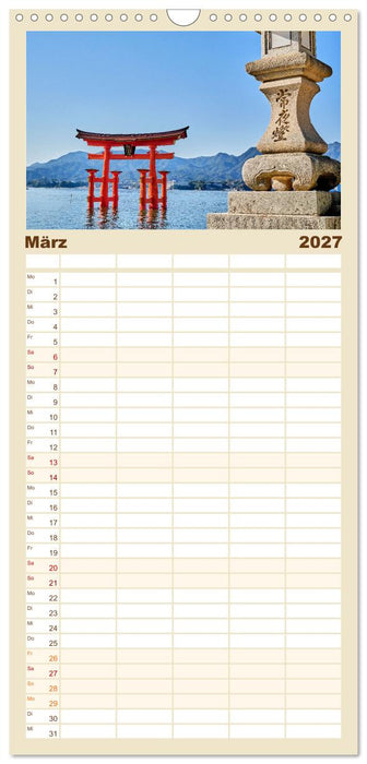 Japan - Traditon und Moderne (CALVENDO Familienplaner 2027)