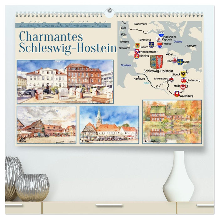 Charmantes Schleswig-Holstein (CALVENDO Premium Wandkalender 2027)