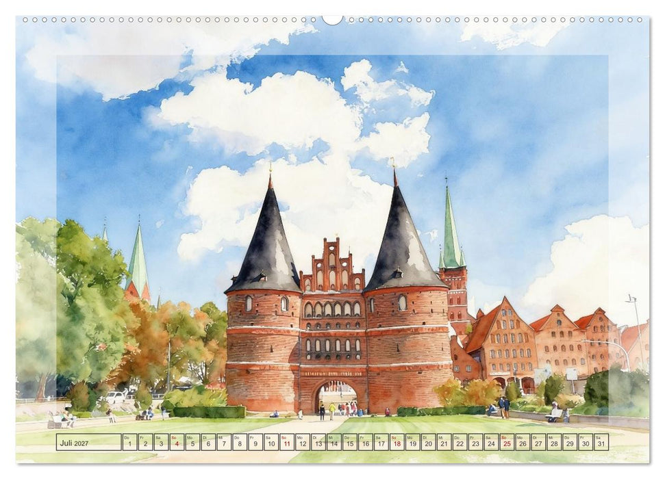 Charmantes Schleswig-Holstein (CALVENDO Premium Wandkalender 2027)