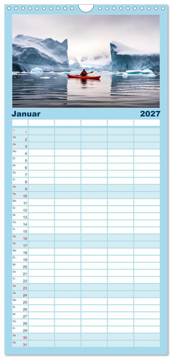 Kajak Erlebnisse (CALVENDO Familienplaner 2027)