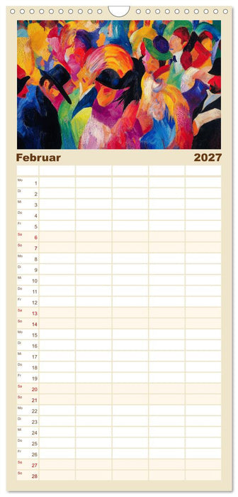 Expressionistisch durchs Jahr (CALVENDO Familienplaner 2027)