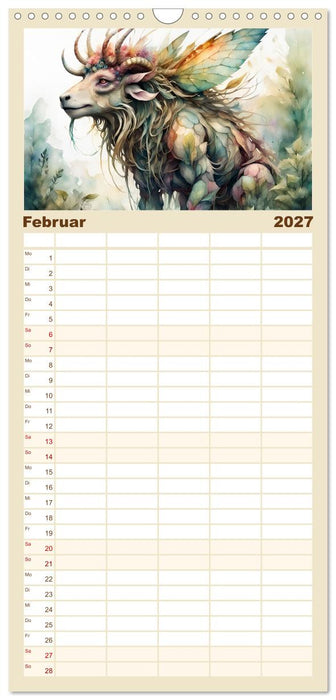 Liebenswerte Kreaturen (CALVENDO Familienplaner 2027)