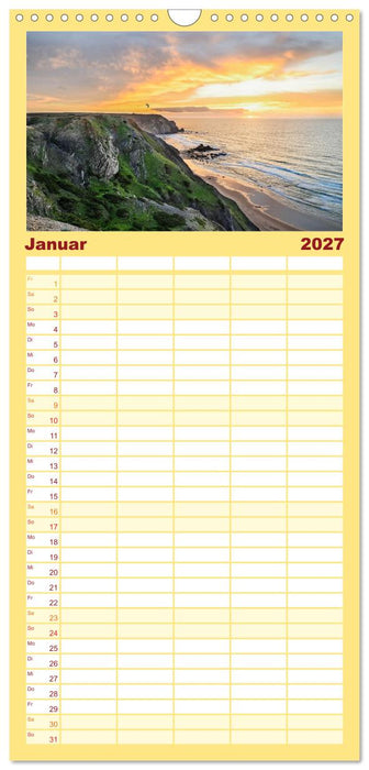 Wundervolle Algarve (CALVENDO Familienplaner 2027)