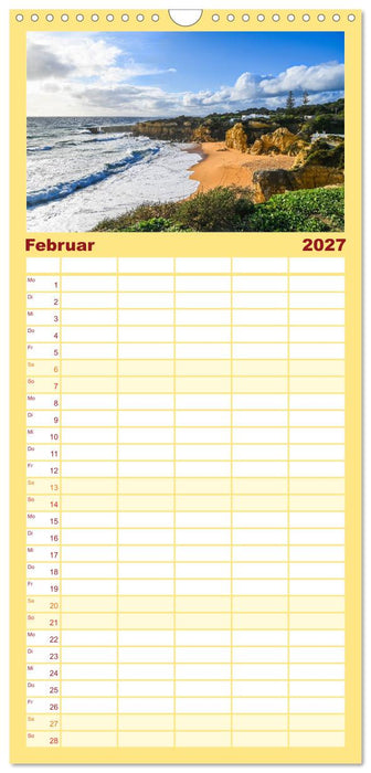Wundervolle Algarve (CALVENDO Familienplaner 2027)