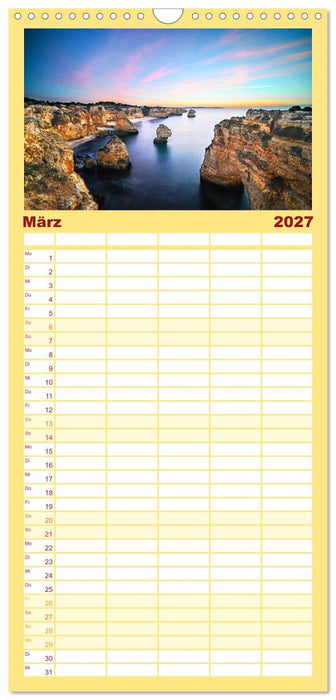Wundervolle Algarve (CALVENDO Familienplaner 2027)