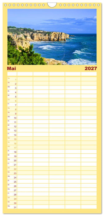 Wundervolle Algarve (CALVENDO Familienplaner 2027)