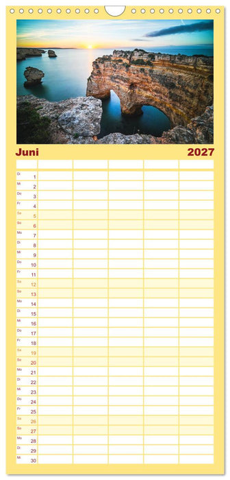 Wundervolle Algarve (CALVENDO Familienplaner 2027)