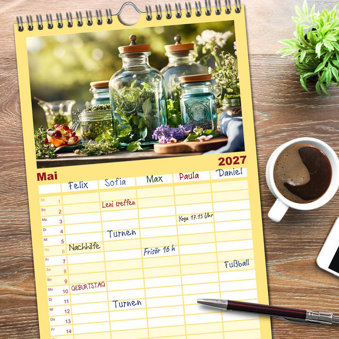 Küchenkalender Glaswerk (CALVENDO Familienplaner 2027)