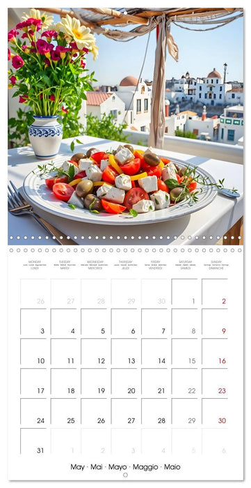 Flavours of the Aegean - Greek specialities throughout the year (CALVENDO Monthly Calendar 2027)