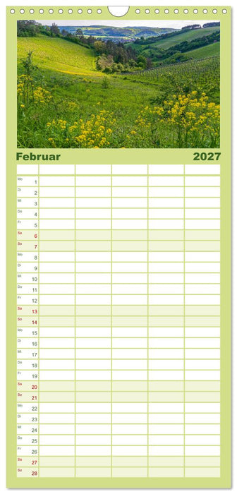 Franken - Malerische Orte und Landschaften (CALVENDO Familienplaner 2027)