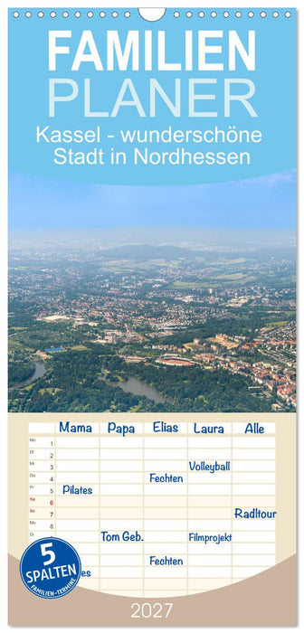 Kassel - wunderschöne Stadt in Nordhessen (CALVENDO Familienplaner 2027)