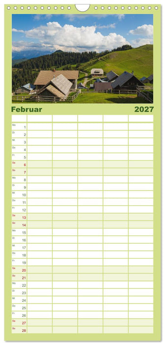 Die Feistritzer Alm - Wandern in den Kärntner Bergen (CALVENDO Familienplaner 2027)