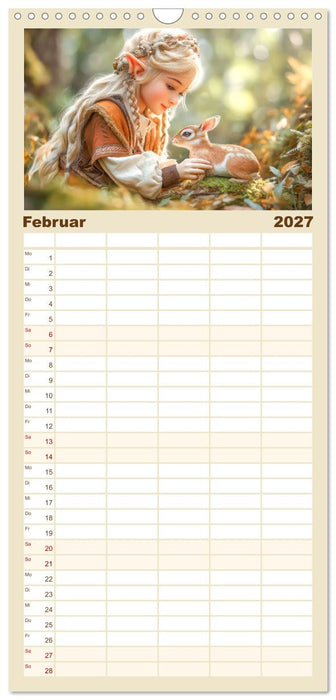 Elfenkinder - Zauberhaft lichtvolle Wesen (CALVENDO Familienplaner 2027)