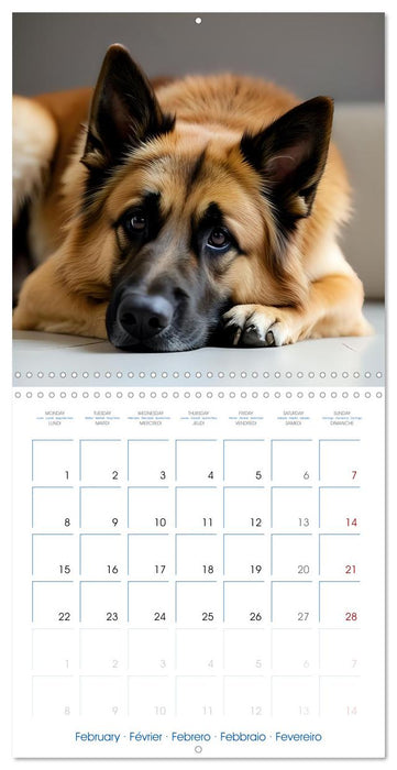 German Shepherds around the year (CALVENDO Monthly Calendar 2027)