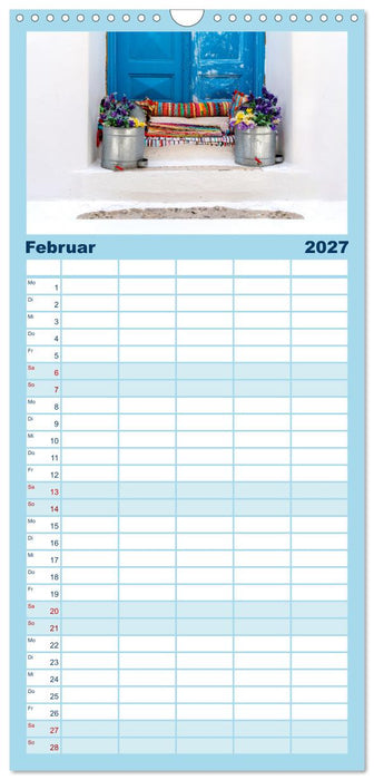 Griechenland - Mykonos Kalender (CALVENDO Familienplaner 2027)
