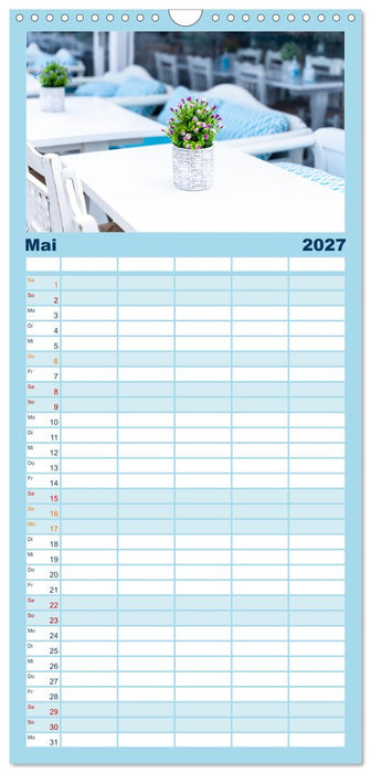 Griechenland - Mykonos Kalender (CALVENDO Familienplaner 2027)