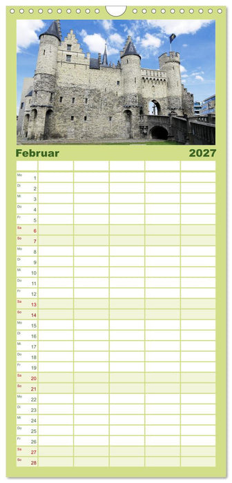 Antwerpen - Faszinierende Großstadt (CALVENDO Familienplaner 2027)
