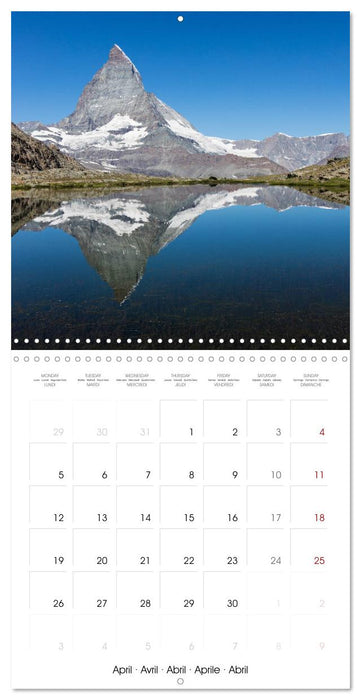 Dominant peaks of the Alps (CALVENDO Monthly Calendar 2027)