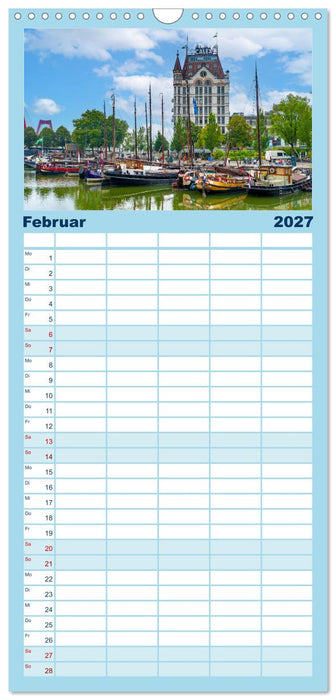 Rotterdam - modern und pulsierend (CALVENDO Familienplaner 2027)