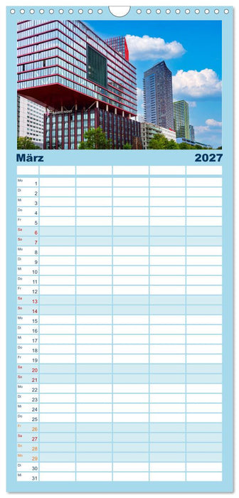 Rotterdam - modern und pulsierend (CALVENDO Familienplaner 2027)
