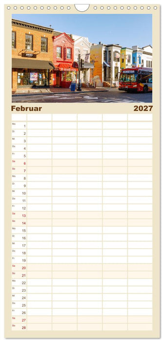 Washington, D.C., Hauptstadtzauber der USA (CALVENDO Familienplaner 2027)