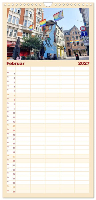 Brüssel - Spannende Metropole (CALVENDO Familienplaner 2027)