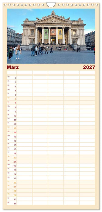 Brüssel - Spannende Metropole (CALVENDO Familienplaner 2027)